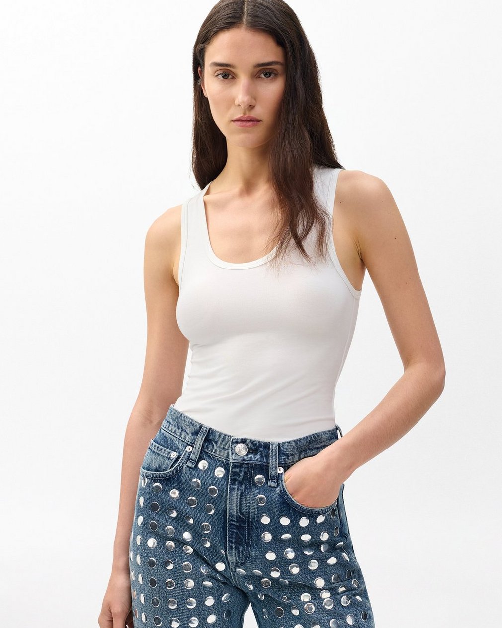 Luca Tank White