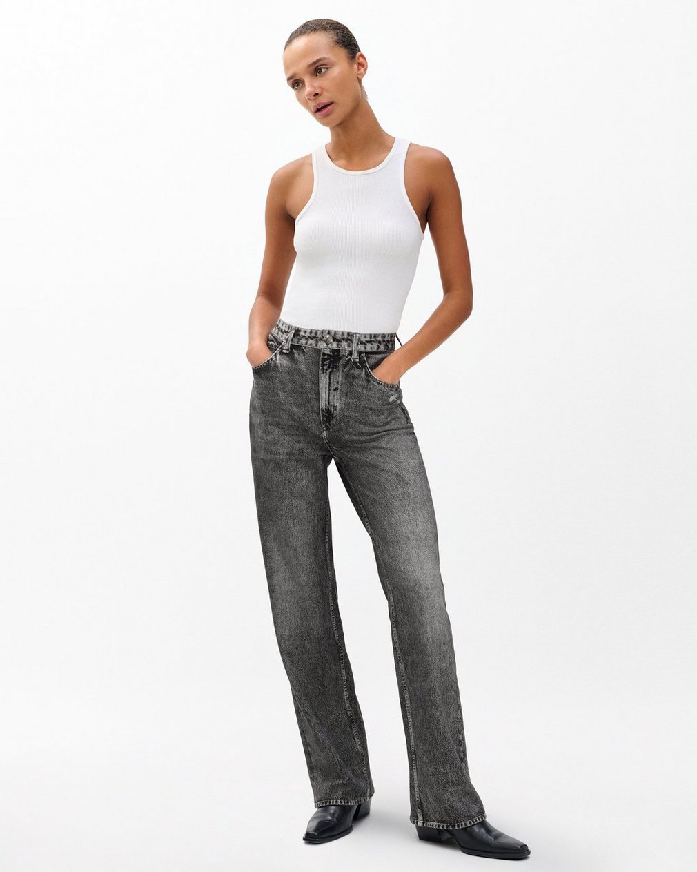 The Essential Rib Tank White - Image 6