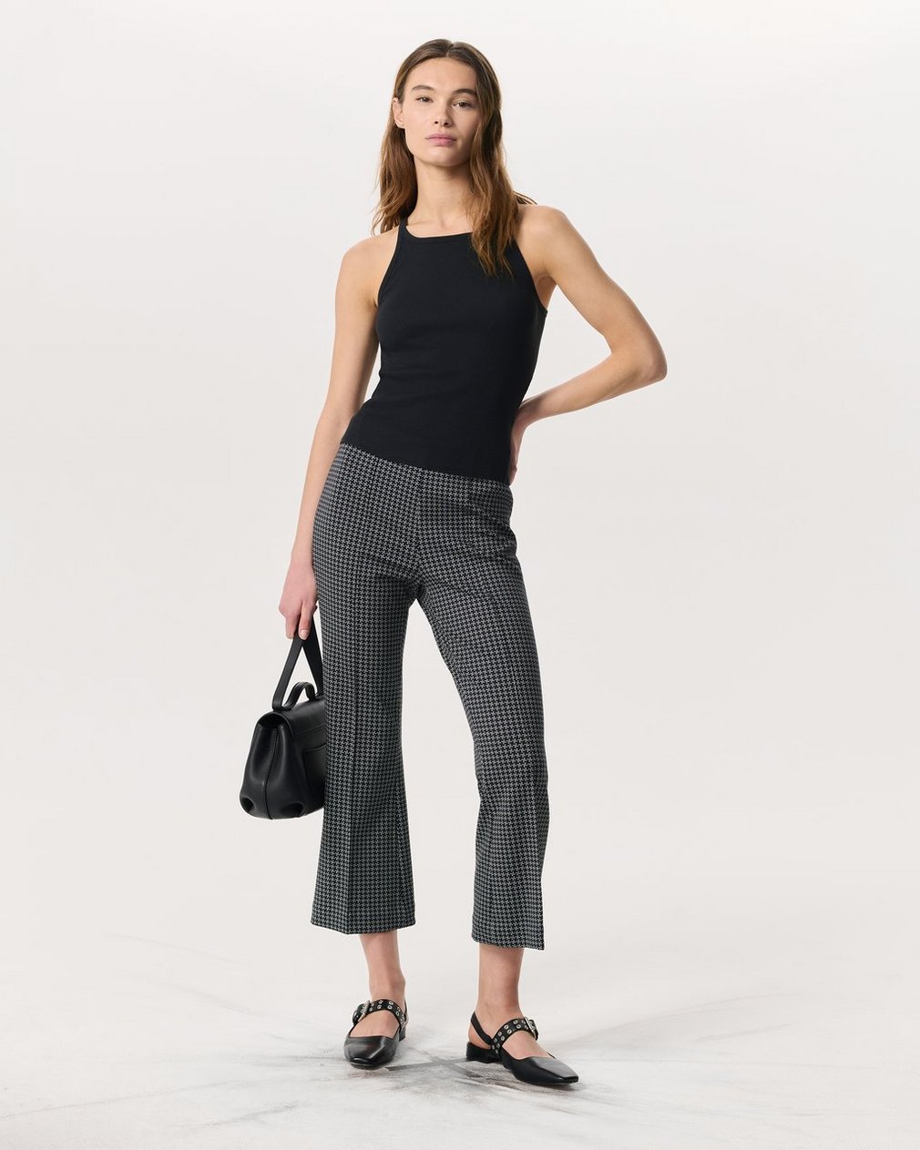 Essential Rib String Tank Black - Image 3