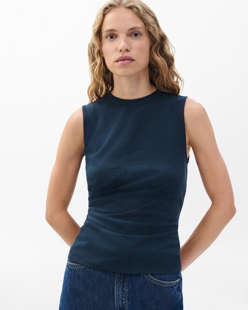 Mica Wrap Tank Salute