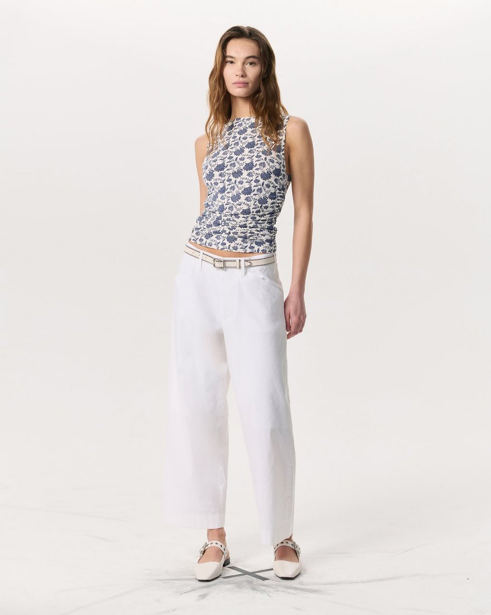 Luca Floral Shirred Tank Top Salute Multi - Image 4