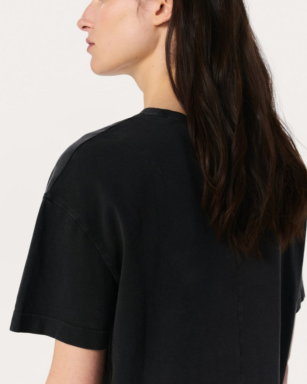 NYC Skyline Graphic T Shirt Washed Black - Image 5