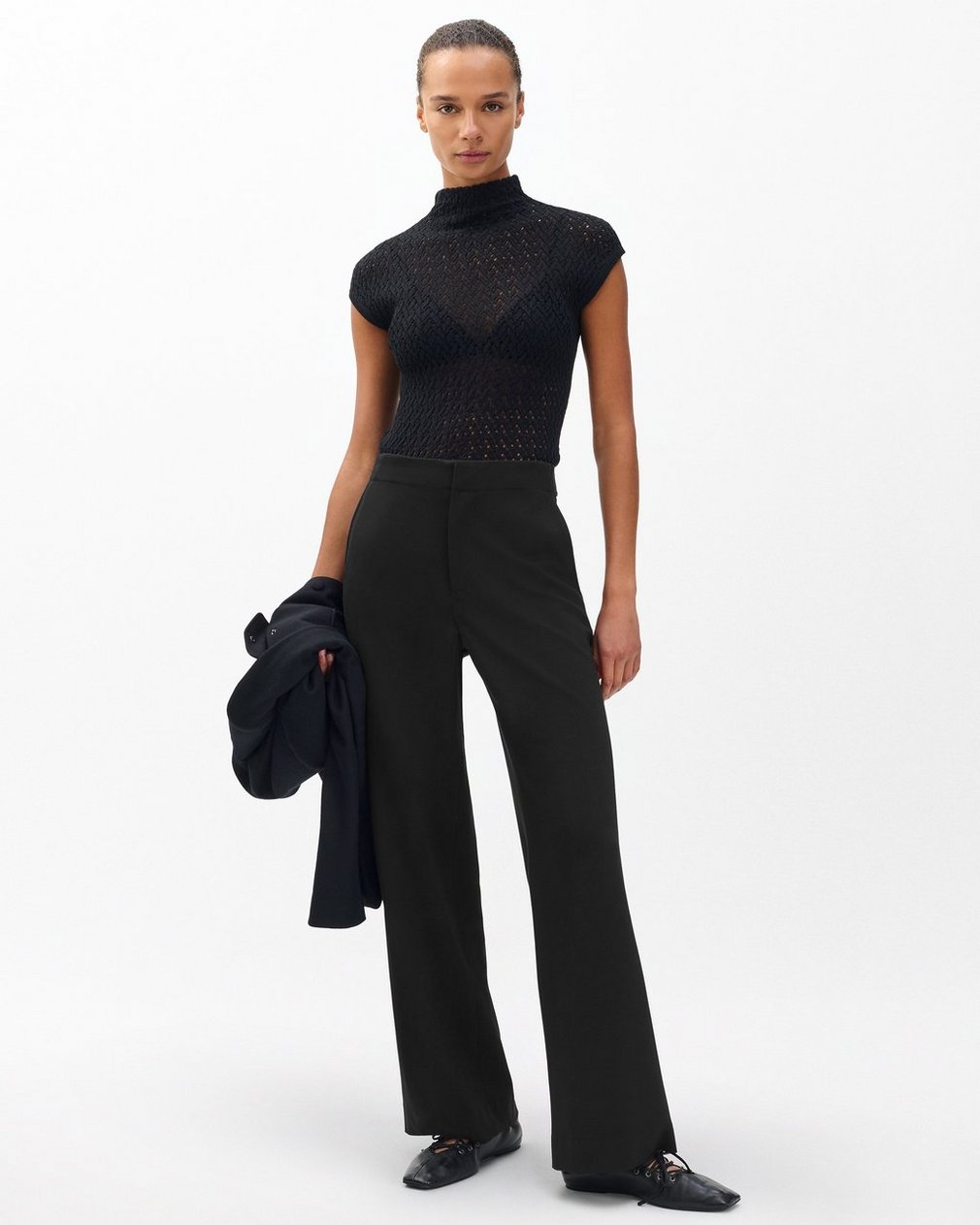 Irina Tailored Pants Black - Image 3
