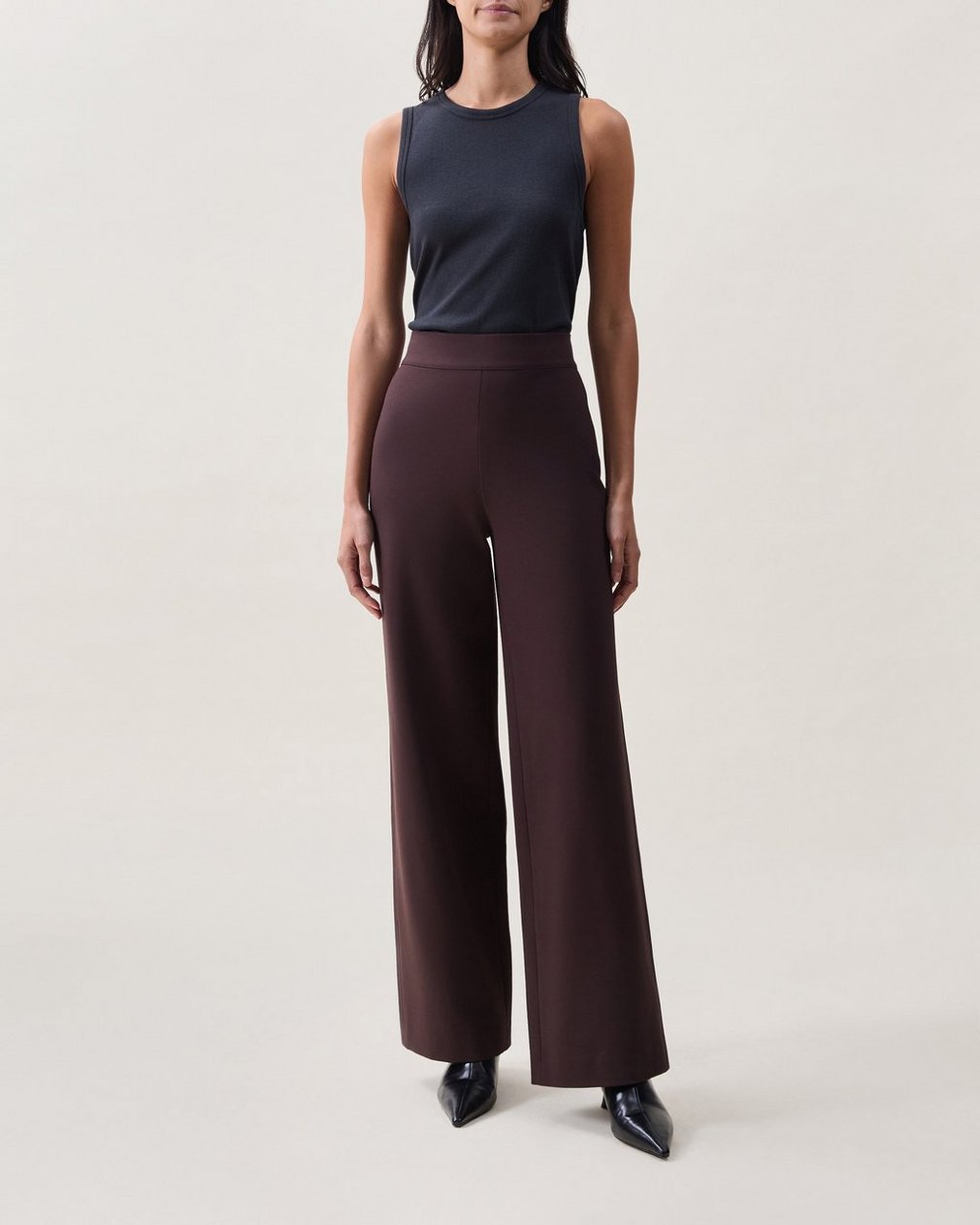 Iris Wide-Leg Pants Espresso