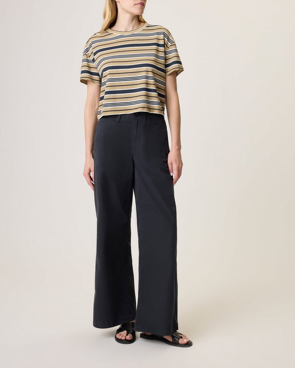 Evie Cotton Pant Black