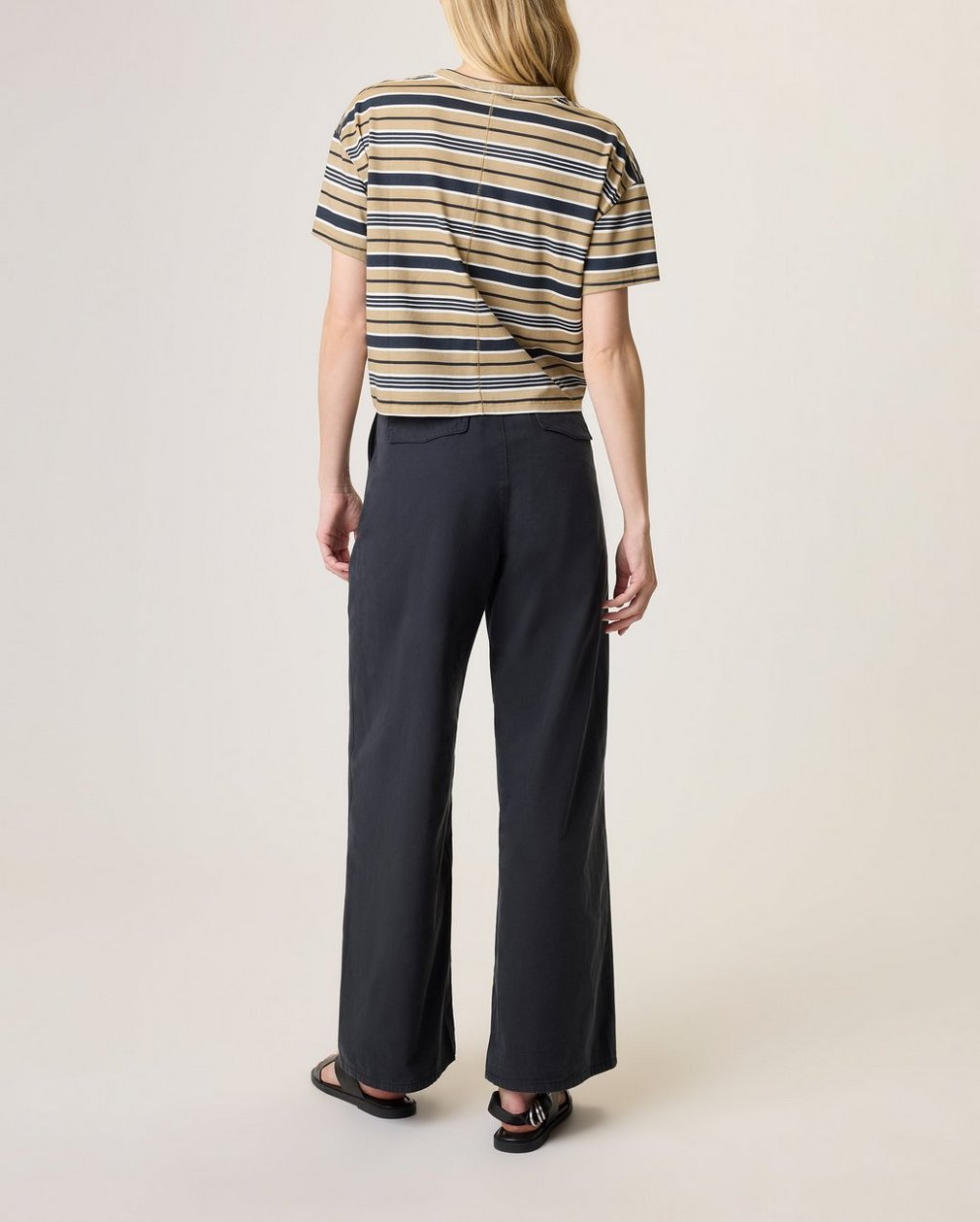 Evie Cotton Pant Black - Image 2