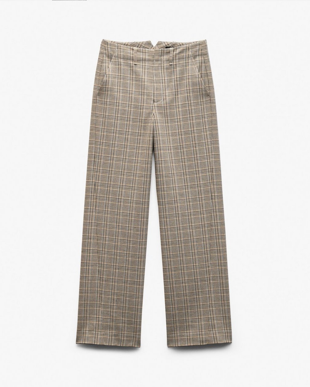 Shea Plaid Pants Tan Multi - Image 2