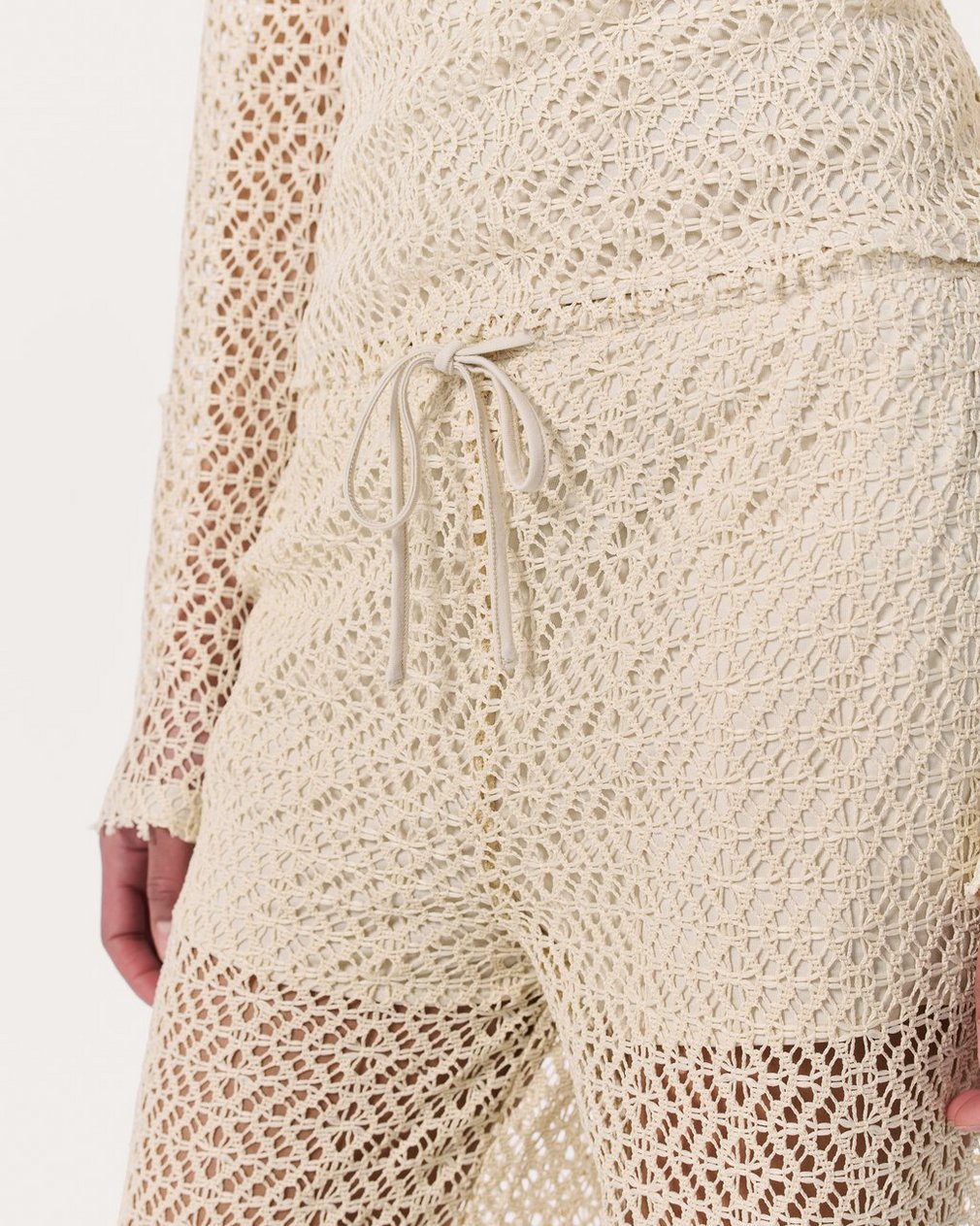Liv Mesh Pants Turtledove - Image 4