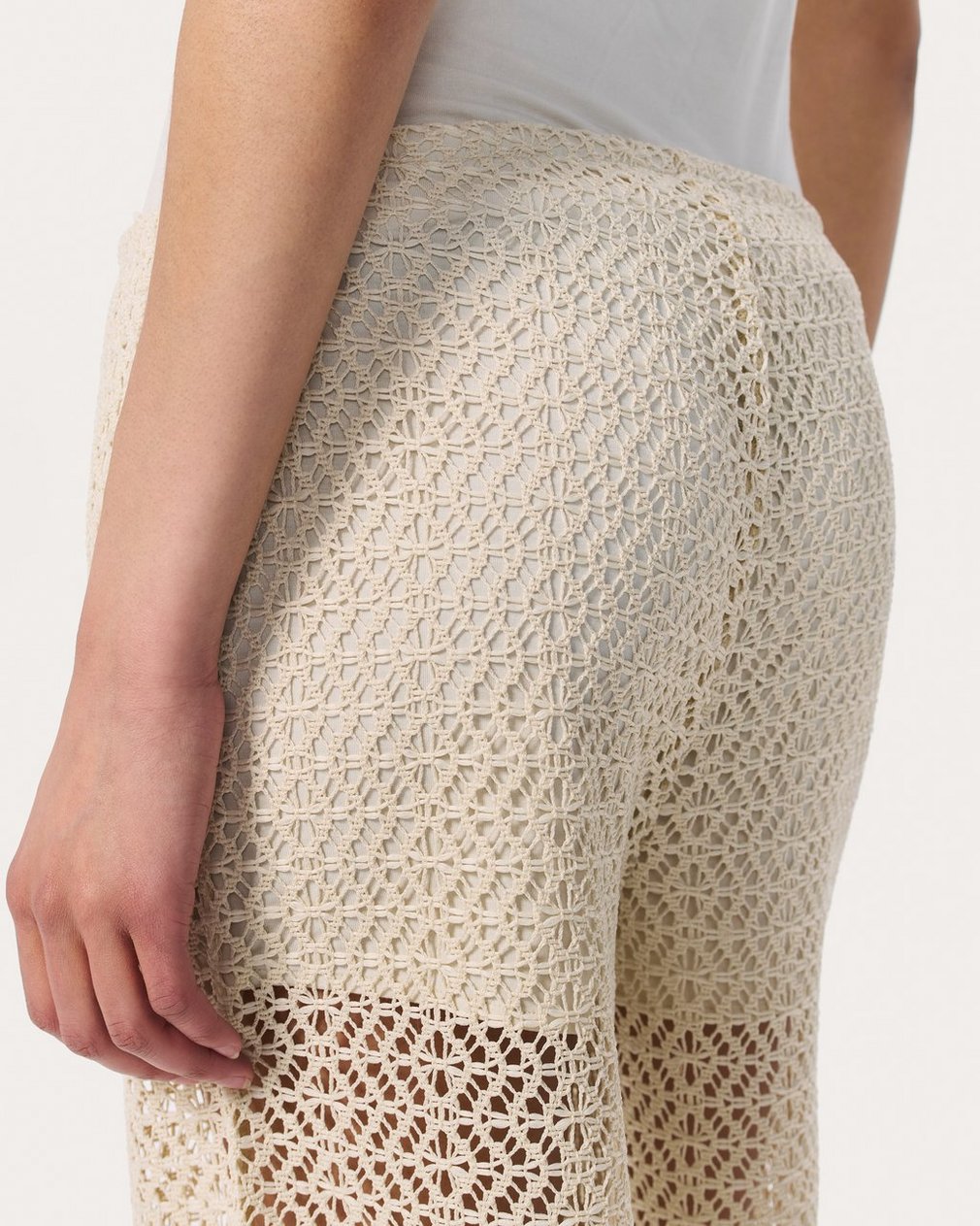 Liv Mesh Pants Turtledove - Image 5
