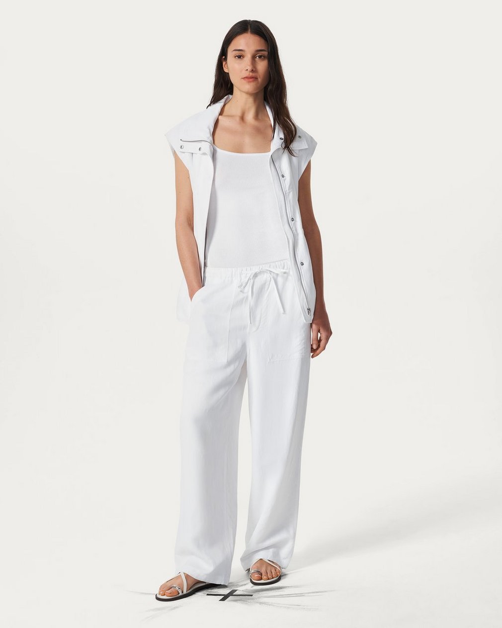 Adina Beach Pants White