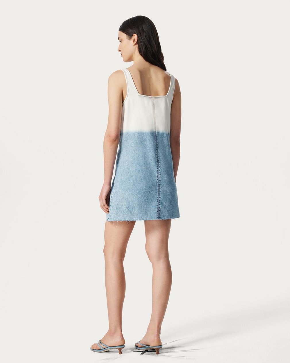 Jayde Denim Dress Bleach Stripe - Image 6