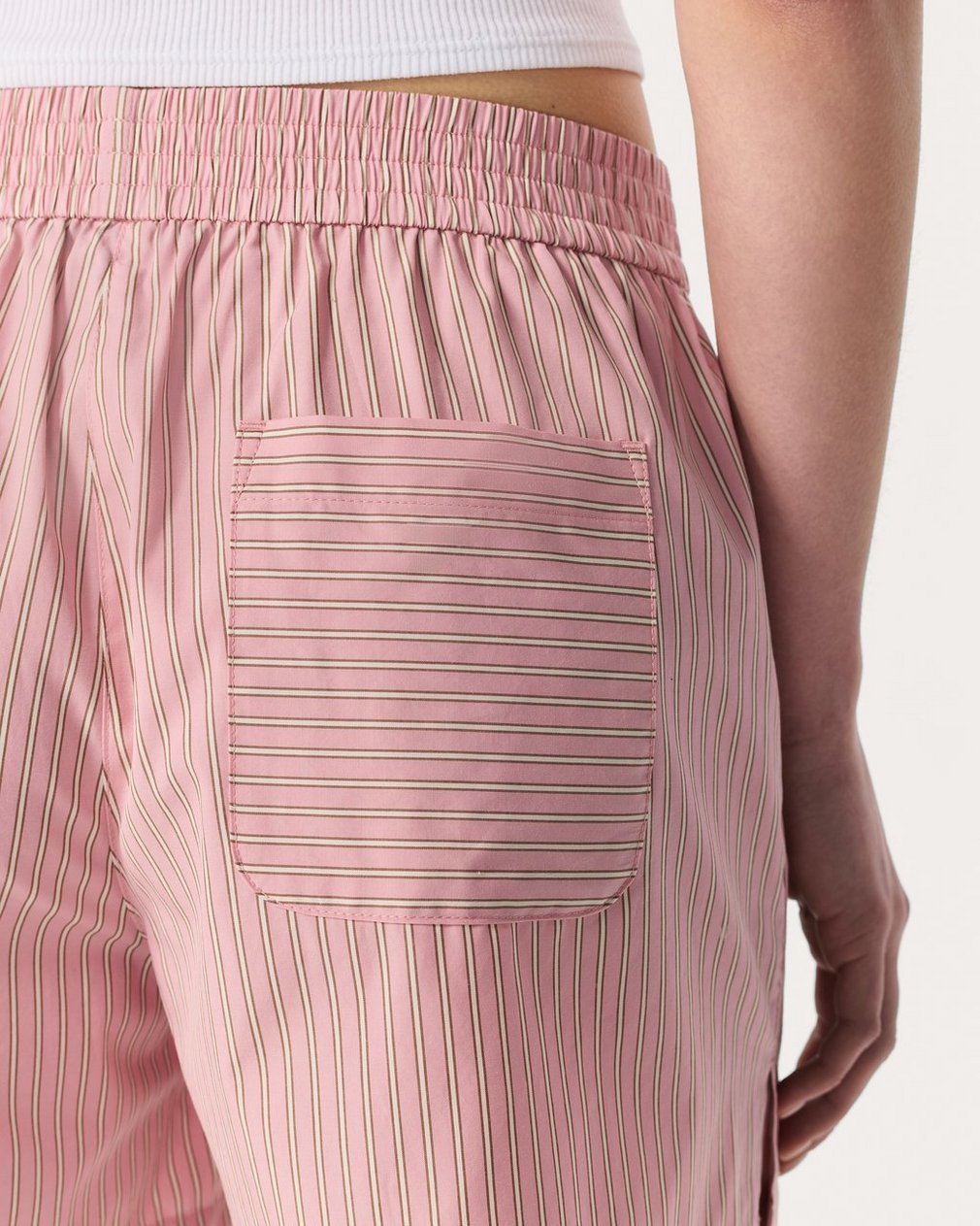 Emma Striped Shorts Blush Stripe - Image 5