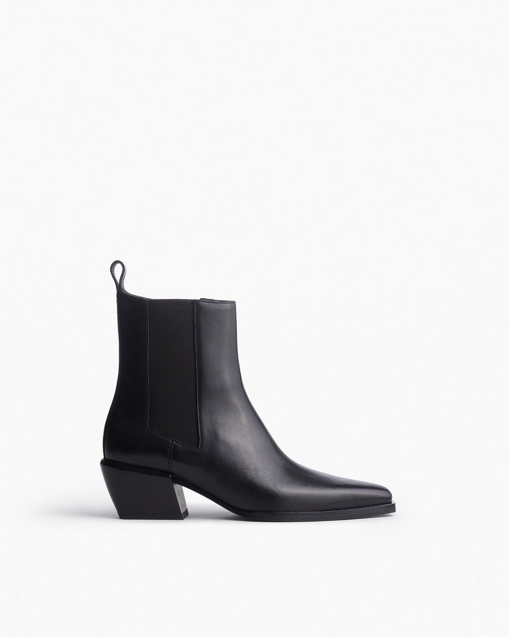 Joni Leather Chelsea Boots Black