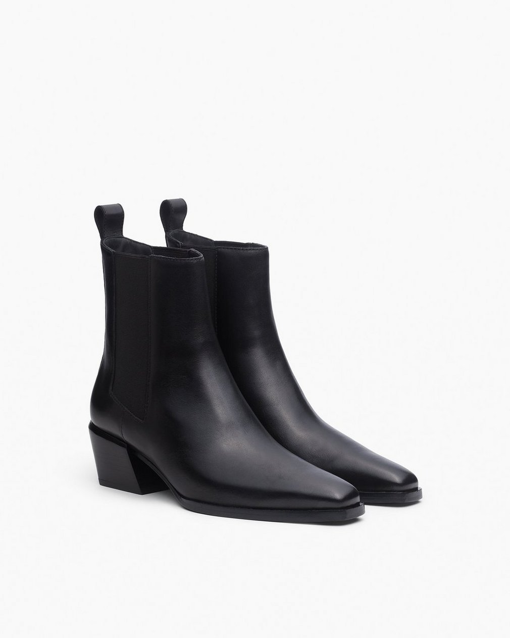 Joni Leather Chelsea Boots Black - Image 3