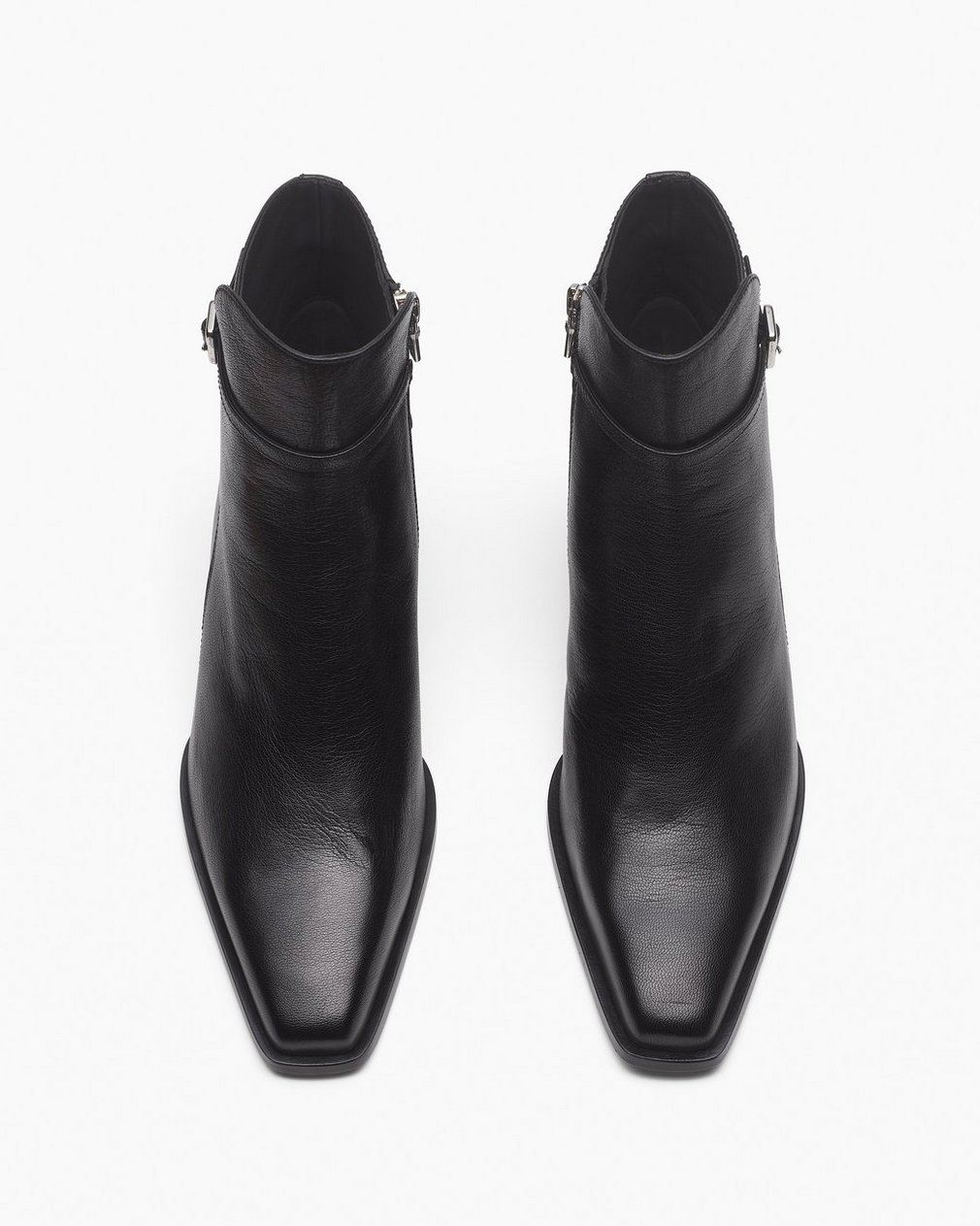Joni Leather Buckle Boots Black - Image 5