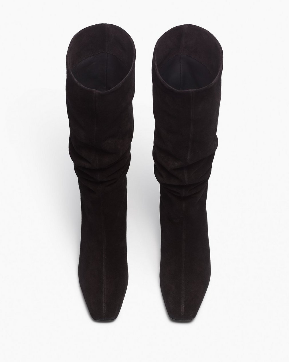 Astor Suede Slouch Boots Black Suede - Image 6