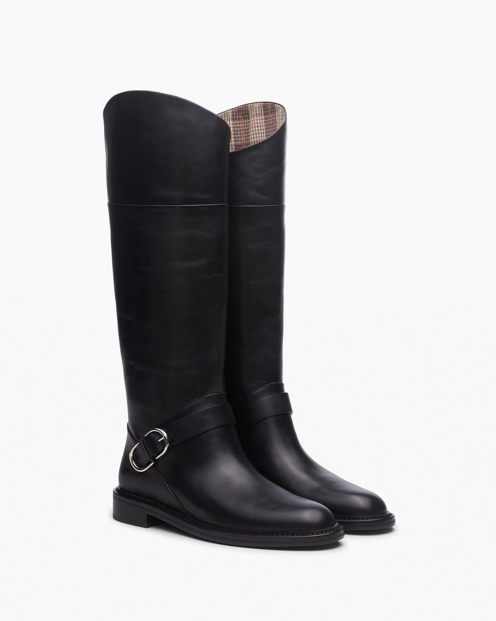 Hayden Leather Riding Boots Black - Image 3