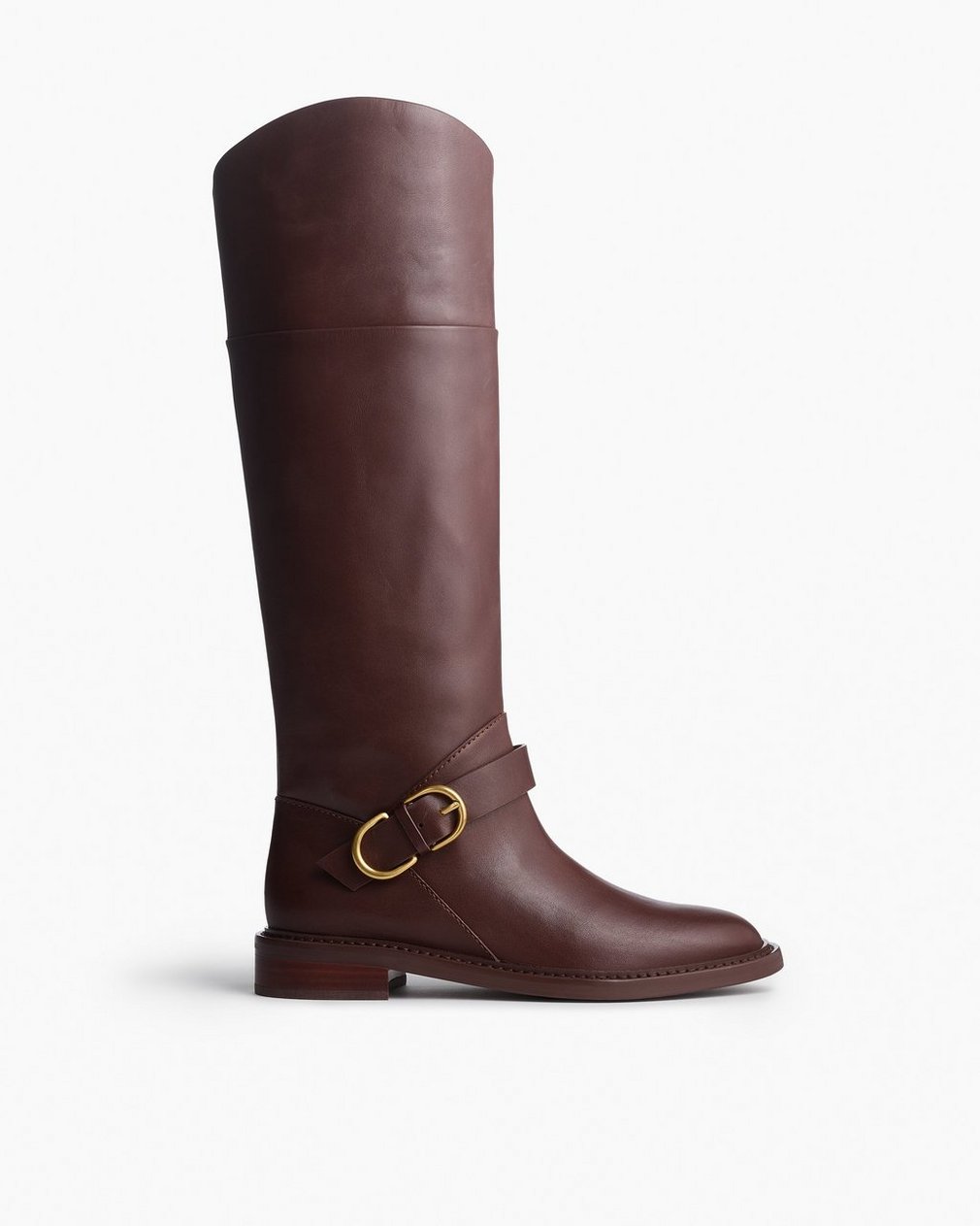 Hayden Leather Riding Boots Mocha