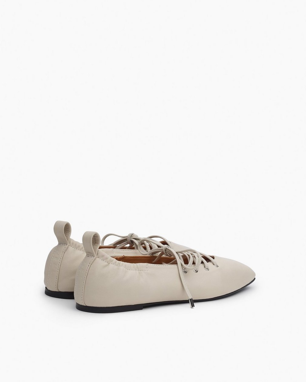 Sophia Leather Ballet Flats Cloud - Image 4