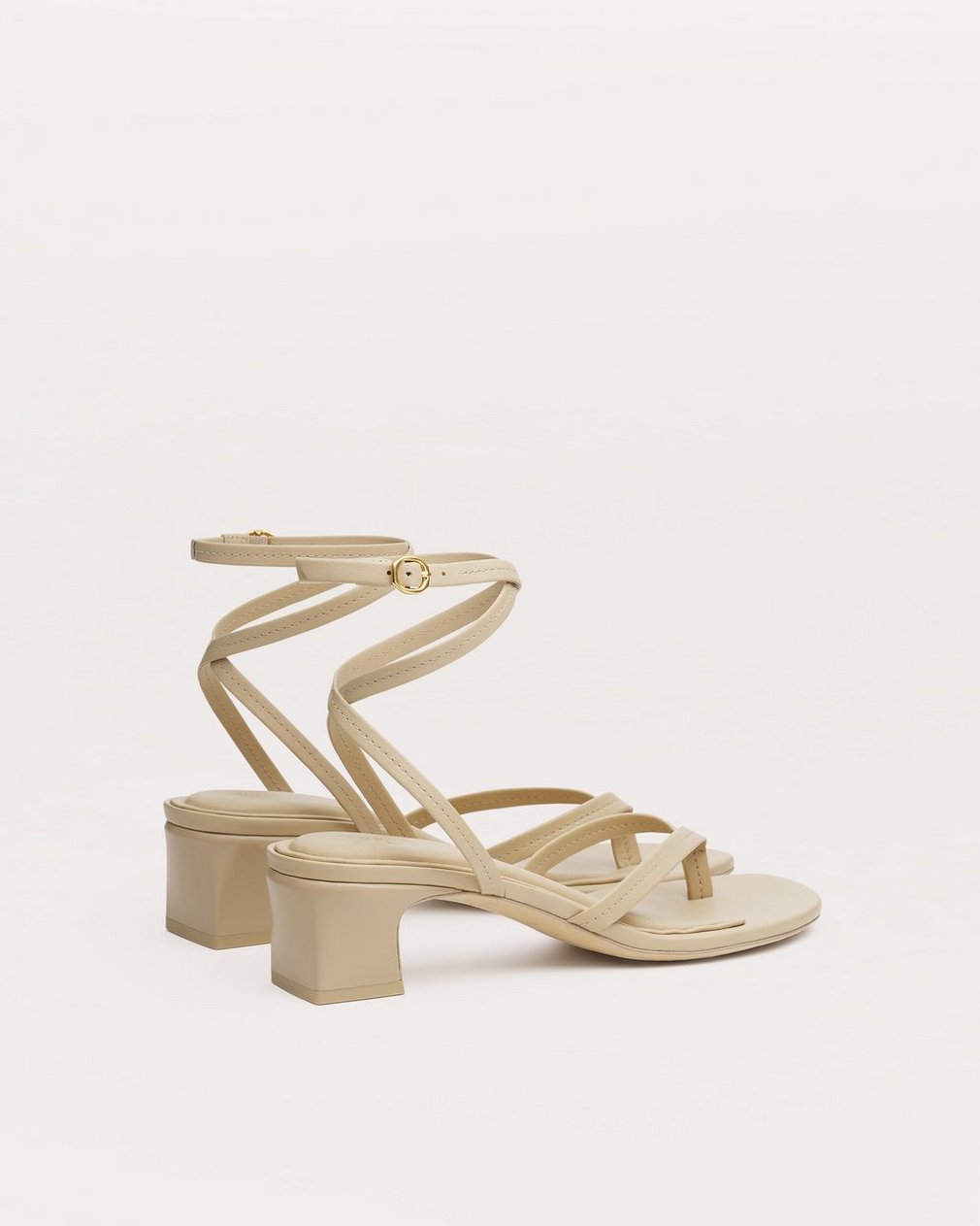 Gemma Strappy Sandals Macadamia - Image 4