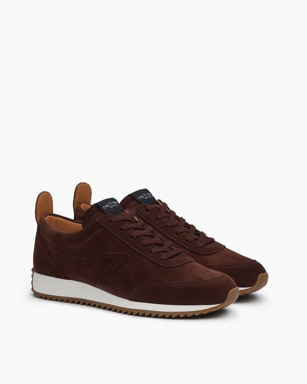 Retro Runner Sneakers Mocha Suede - Image 3