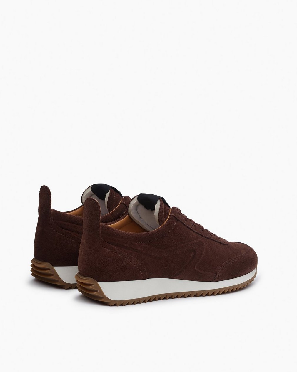 Retro Runner Sneakers Mocha Suede - Image 4