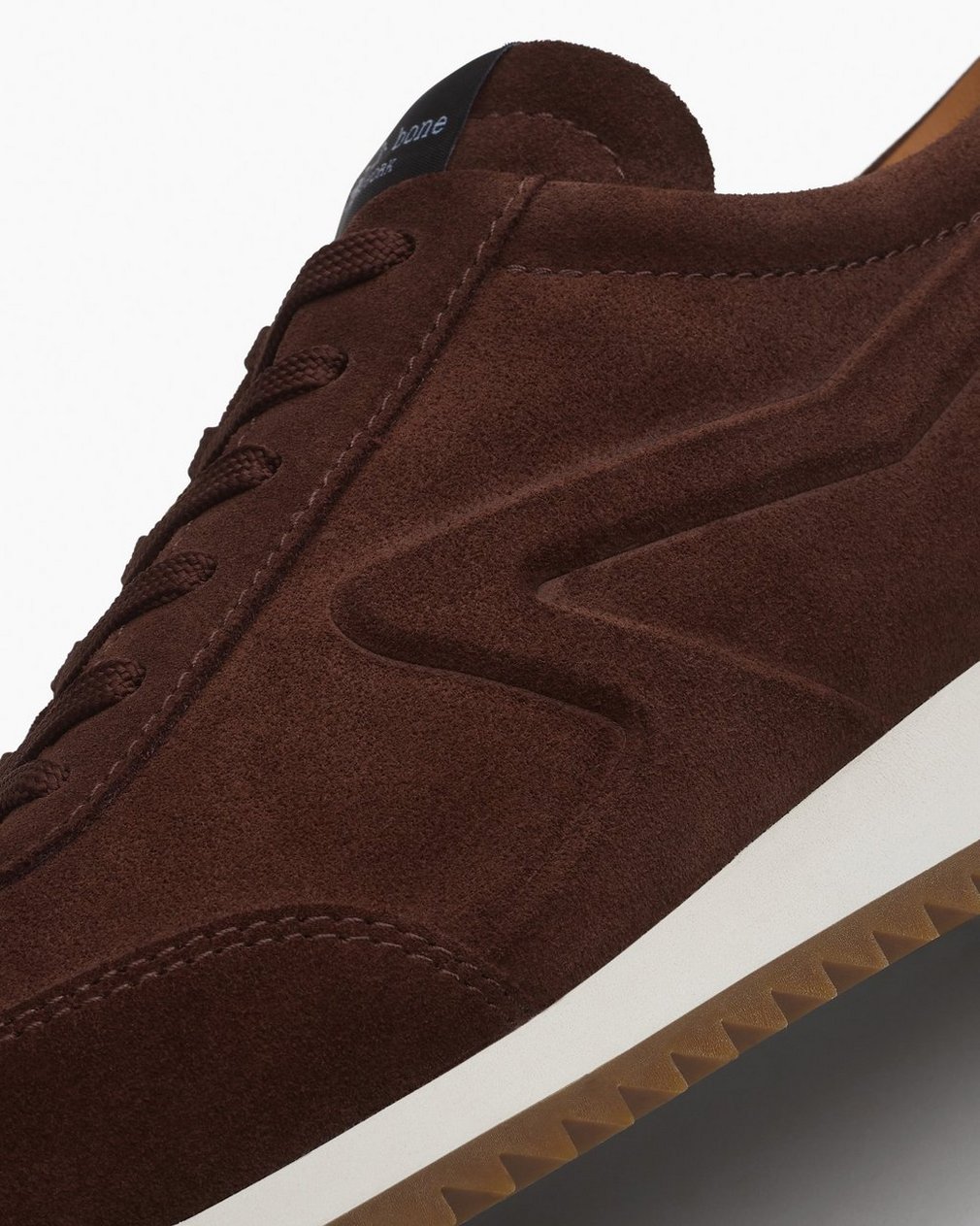 Retro Runner Sneakers Mocha Suede - Image 6