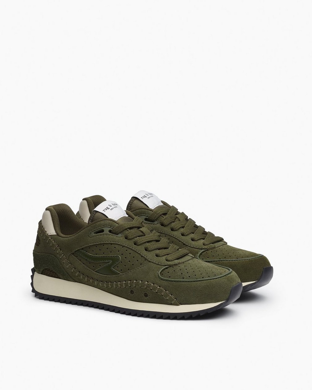 rb Drift Runner Sneakers Olive Suede - Image 3