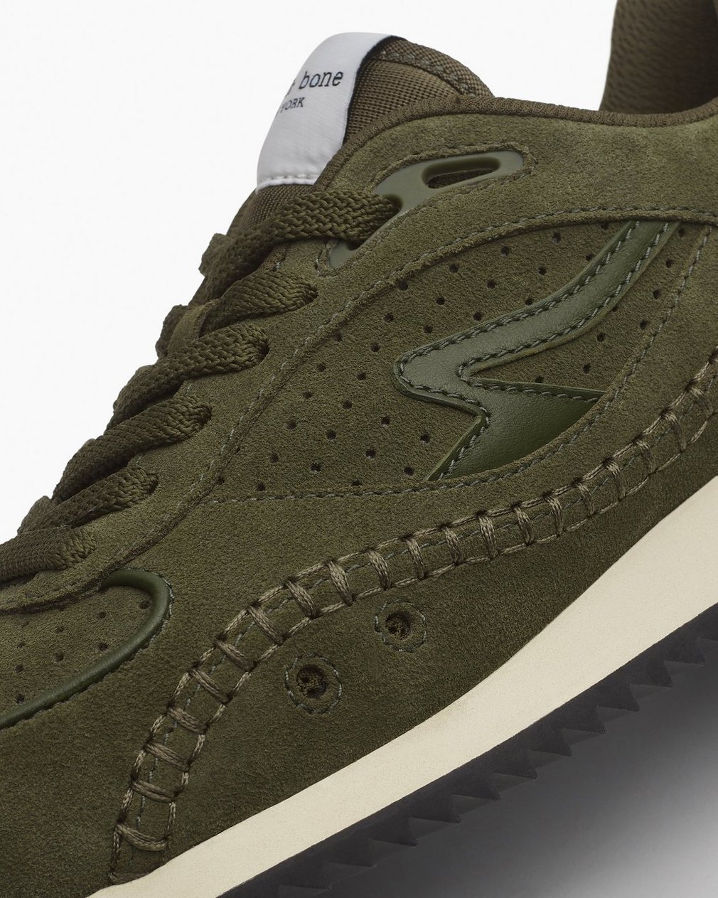 rb Drift Runner Sneakers Olive Suede - Image 6