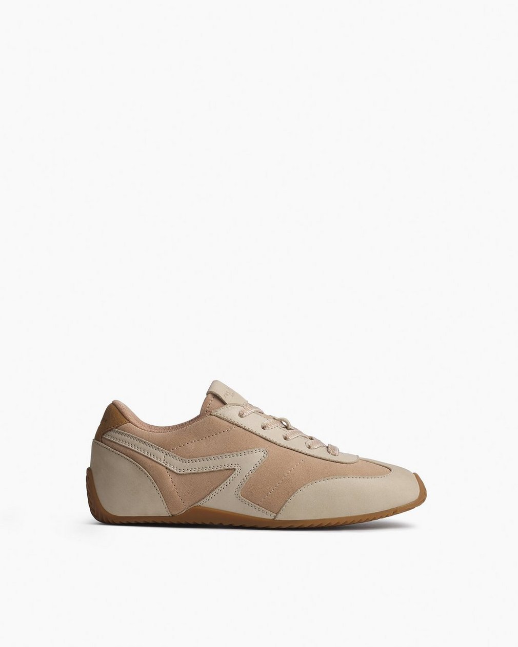 Ultra Slim Retro Runner Sneakers Cloud Sand