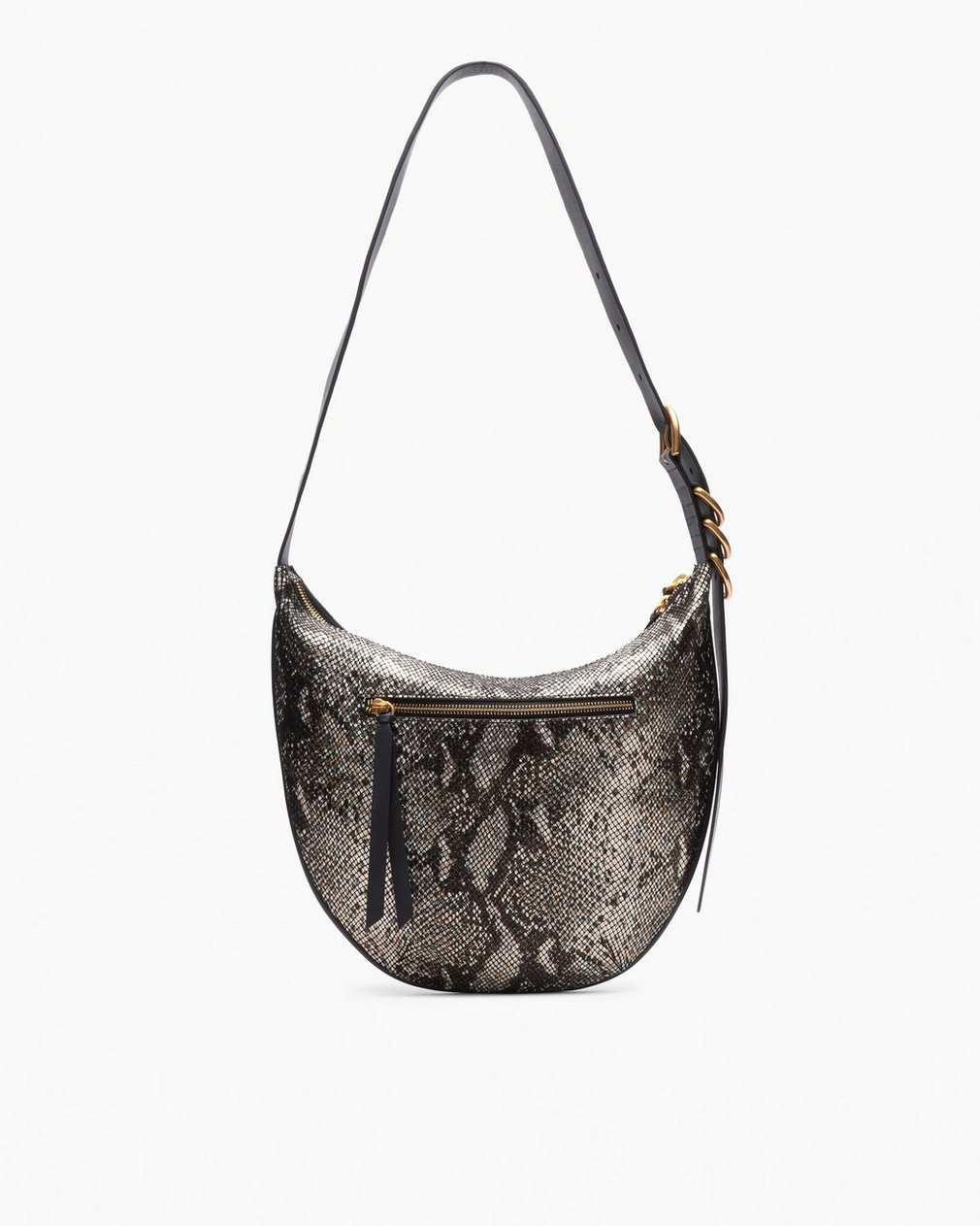 Mercer Medium Python Leather Hobo Black Multi - Image 4