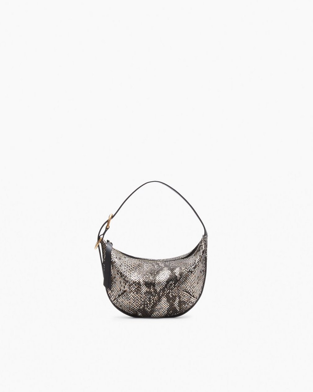 Mercer Small Python Leather Hobo Black Multi