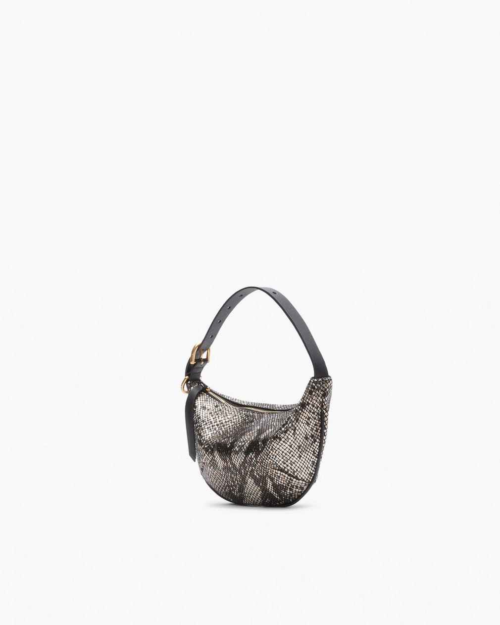 Mercer Small Python Leather Hobo Black Multi - Image 3