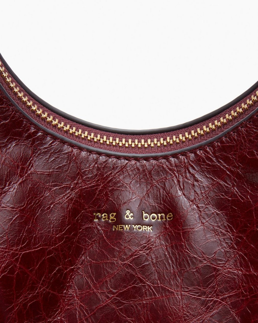 Hudson Leather Hobo Wine - Image 6