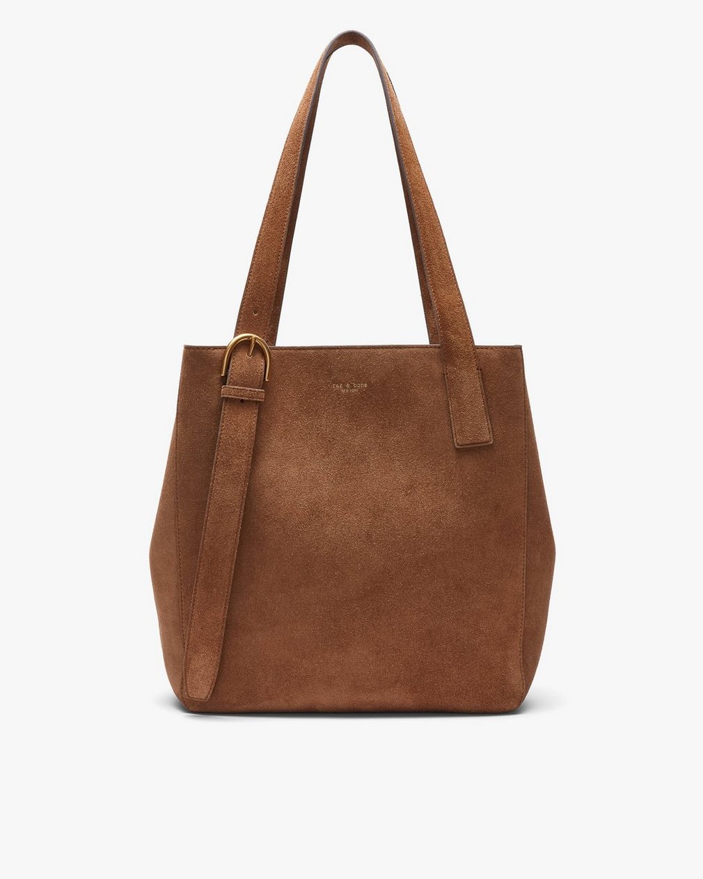 Parker Suede Tote Golden Brown - Image 5