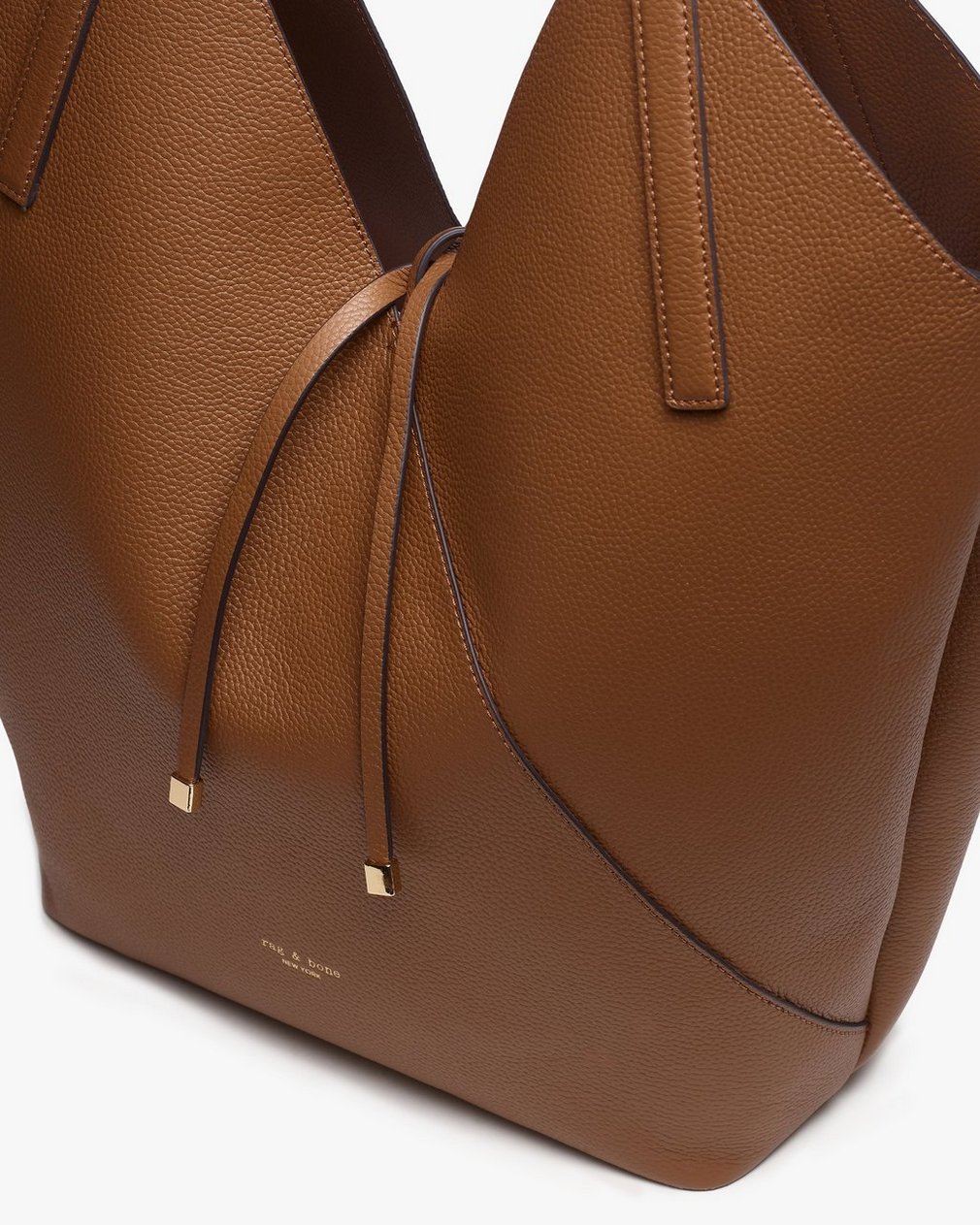 Alix Leather Tote Cognac - Image 6