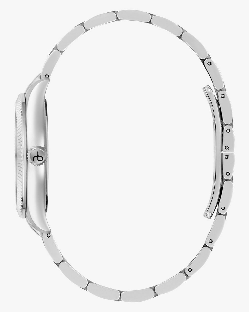Lex Day Date Bracelet Watch, 34mm Silver - Image 5