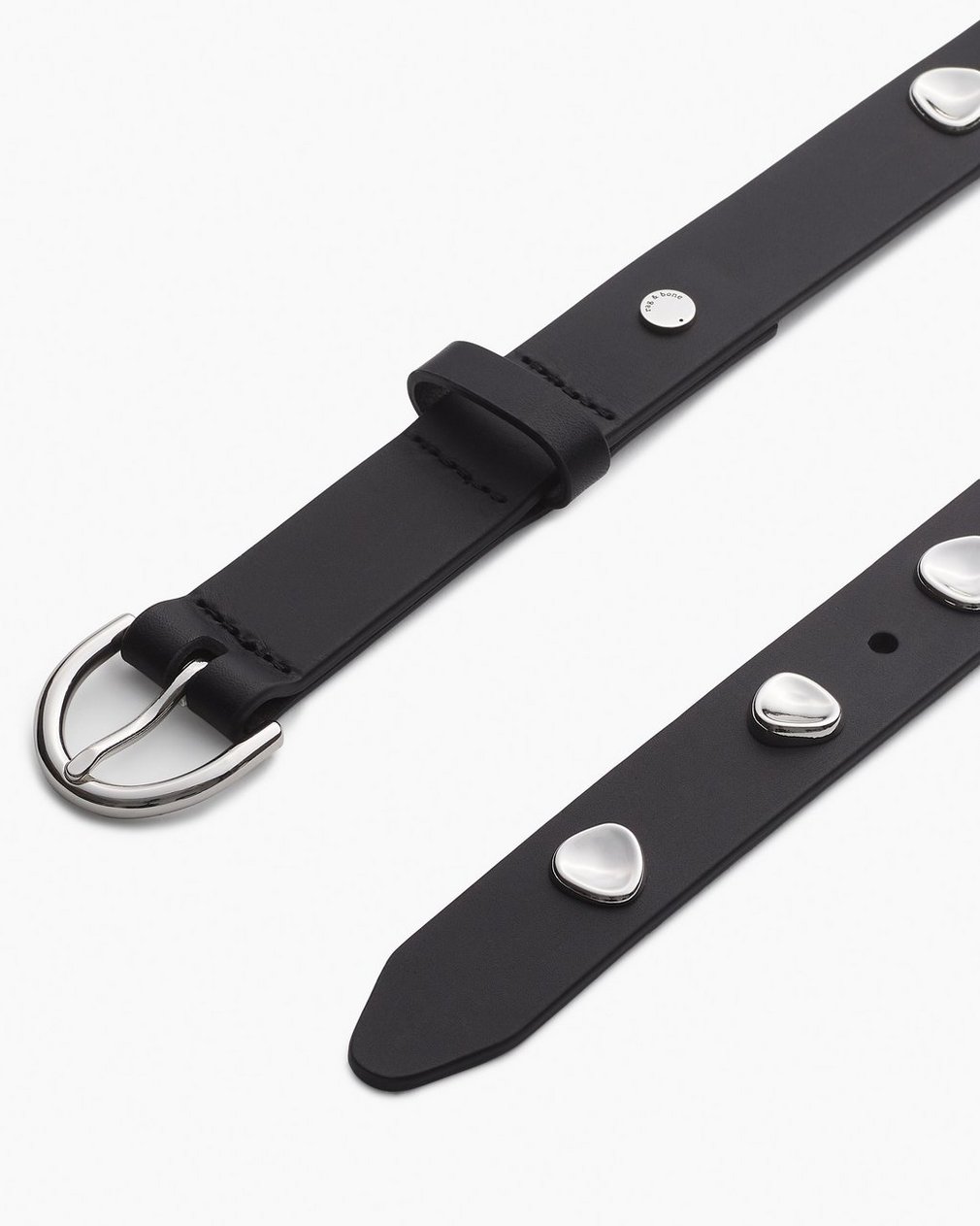 Brynn Studded Leather Belt Black - Image 3