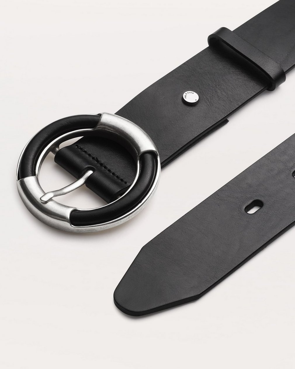 Marina Leather Belt Black - Image 3