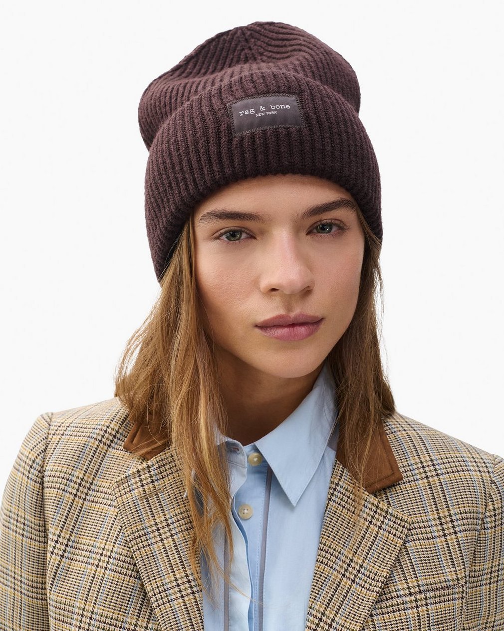 Blake Wool Beanie Chocolate Brown - Image 2