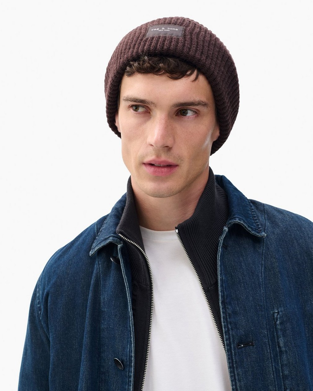 Blake Wool Beanie Chocolate Brown - Image 3