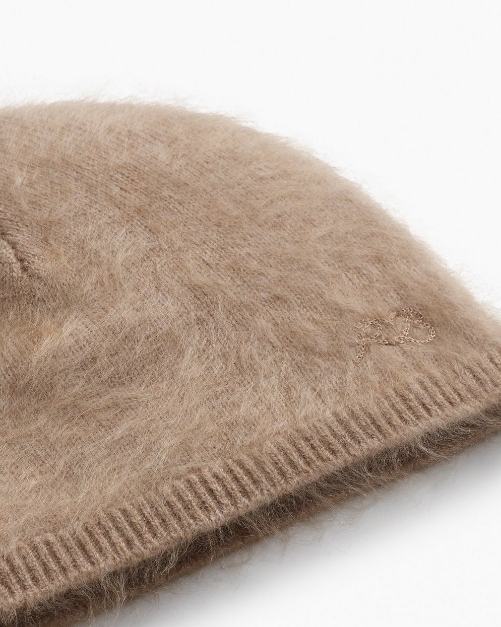 Jada Brushed Cashmere Beanie Mink - Image 2