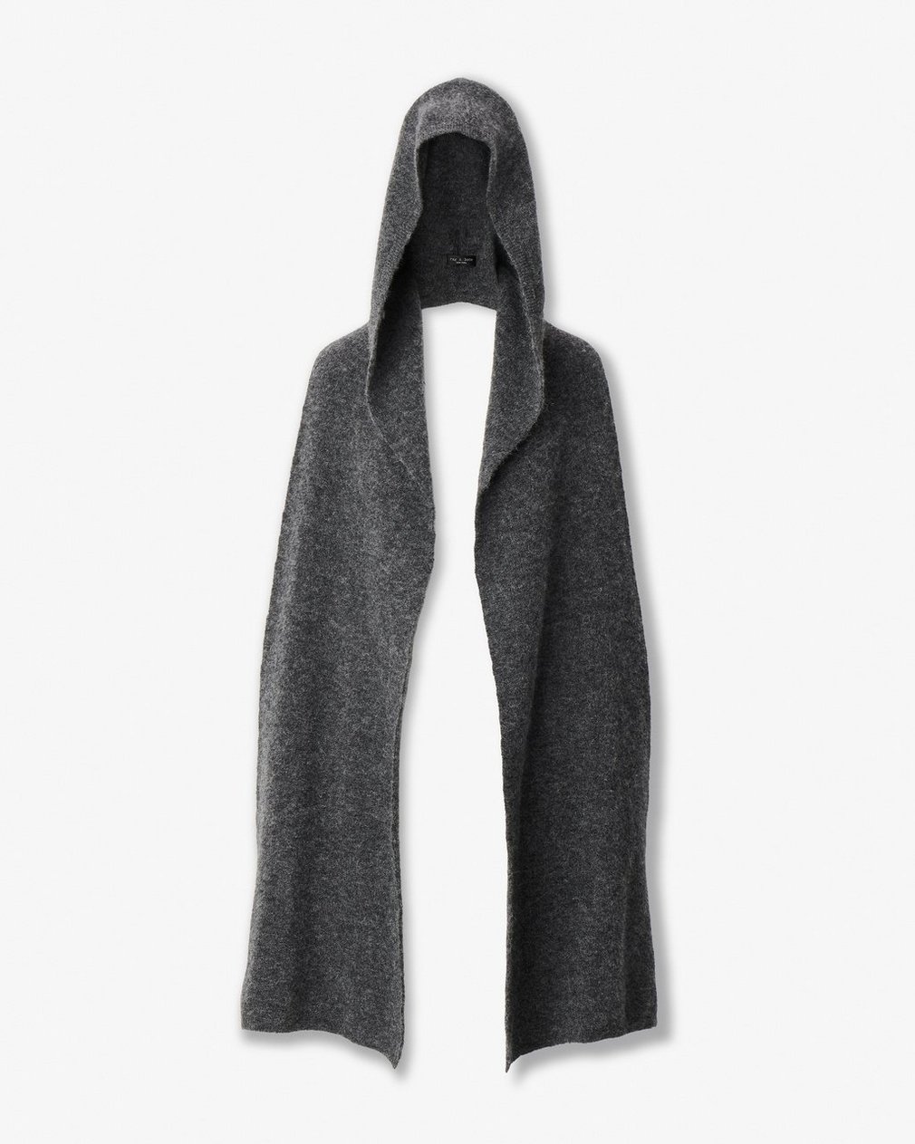 Jordyn Hooded Scarf Charcoal - Image 2