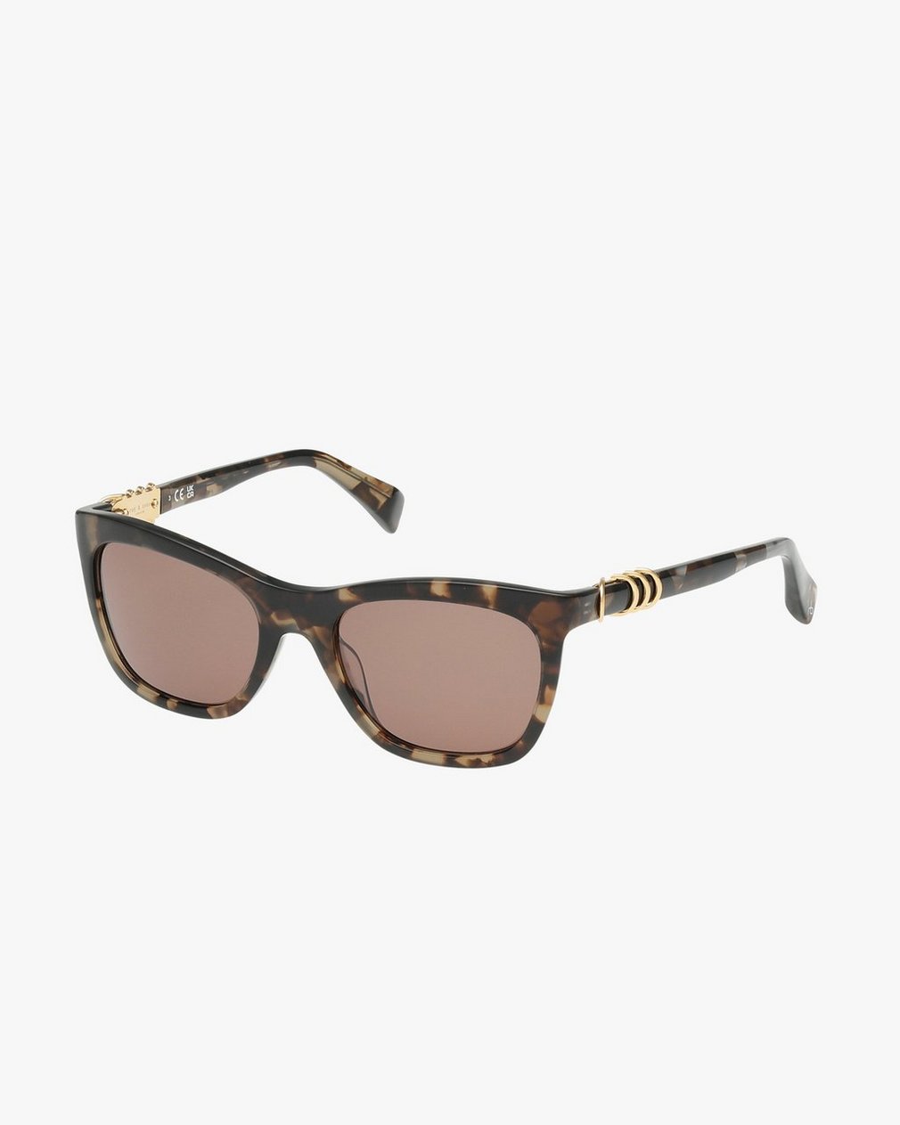 Renee Square Sunglasses Tan Brown - Image 4