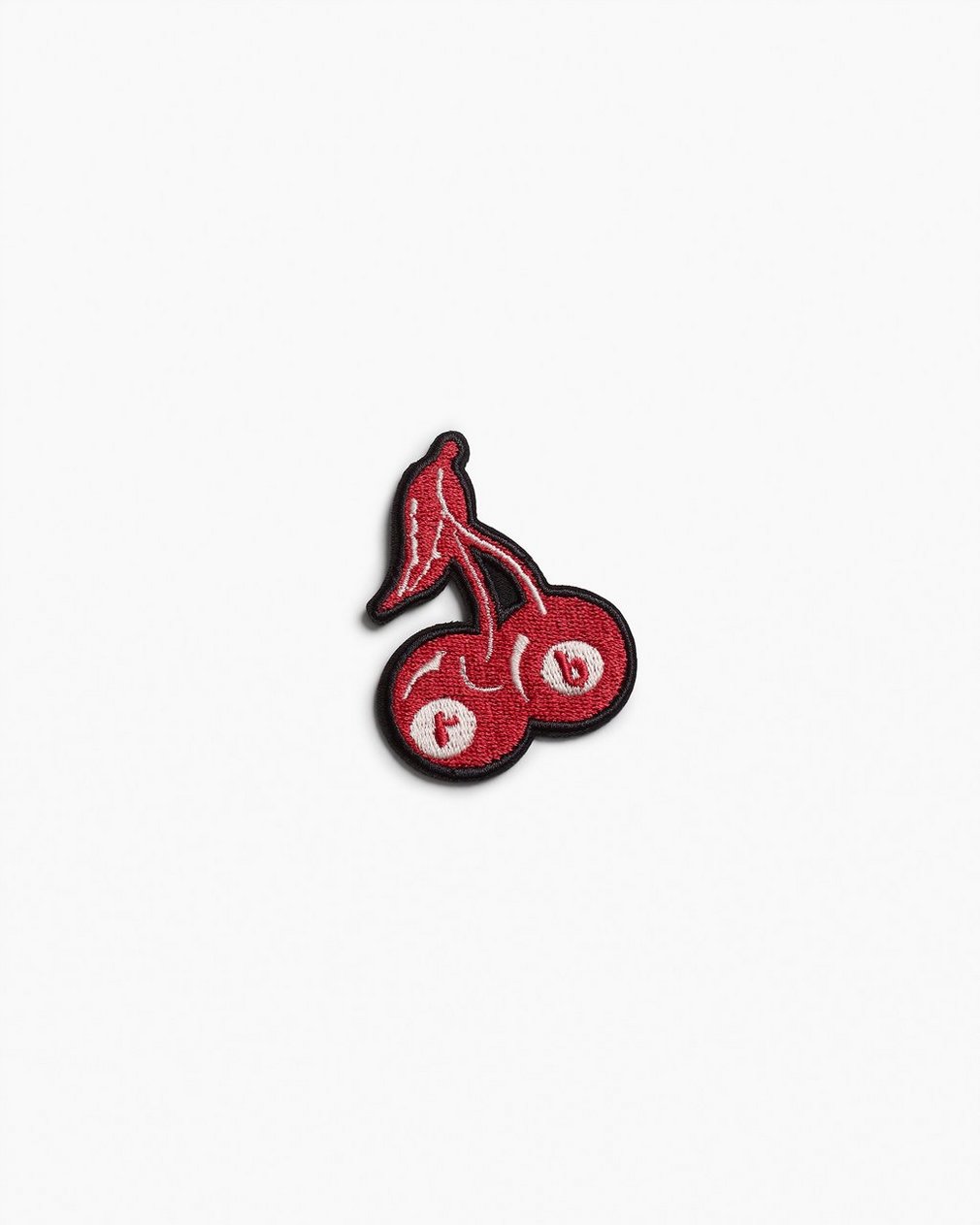 rb Embroidered Patch Rb Cherries