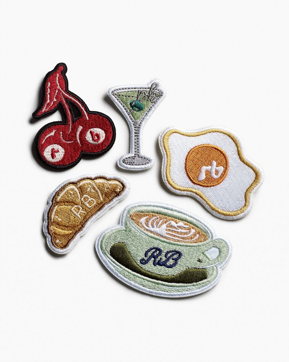 rb Embroidered Patch Rb Latte - Image 2