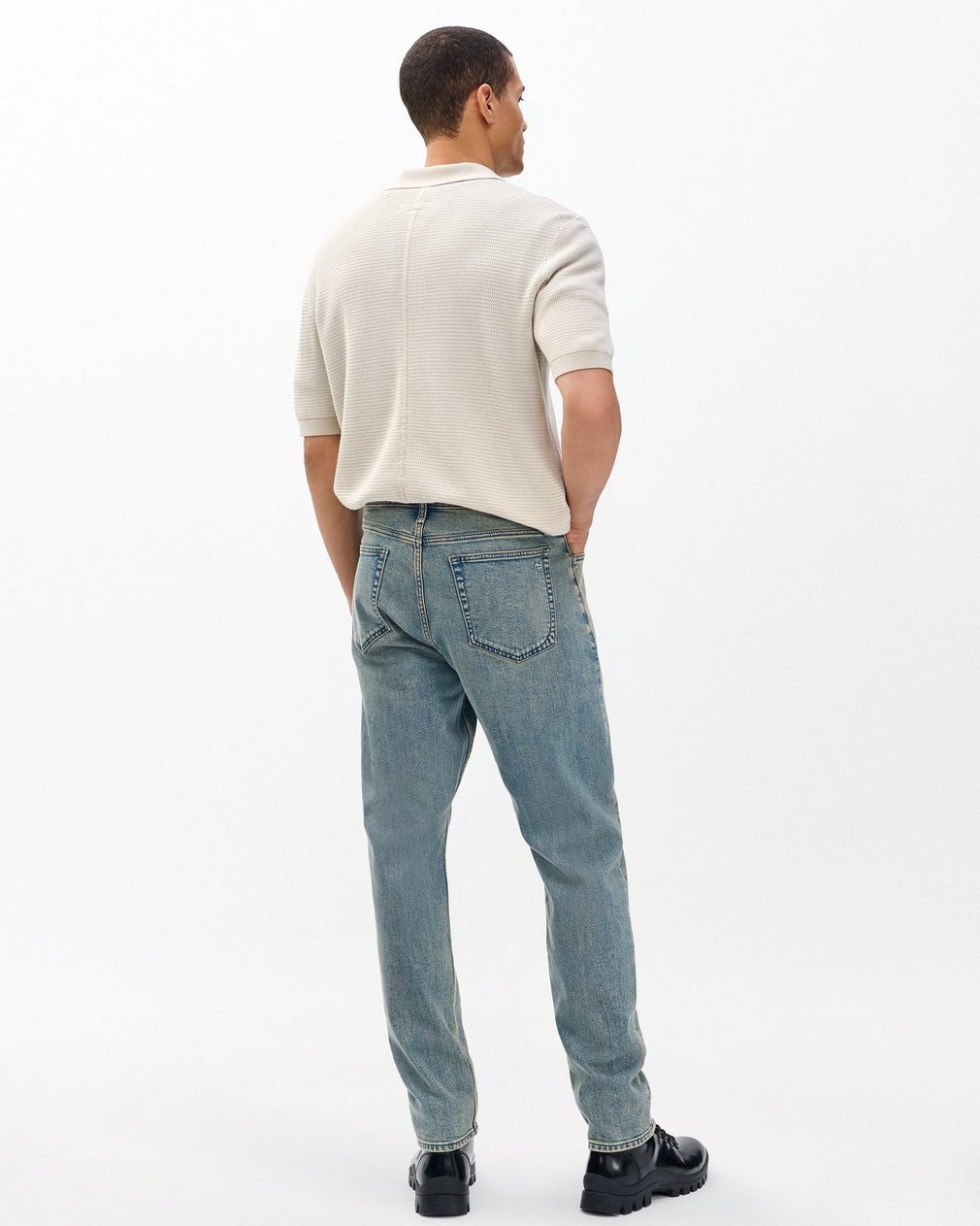 Fit 3 Athletic Jeans Sepia Blue - Image 6