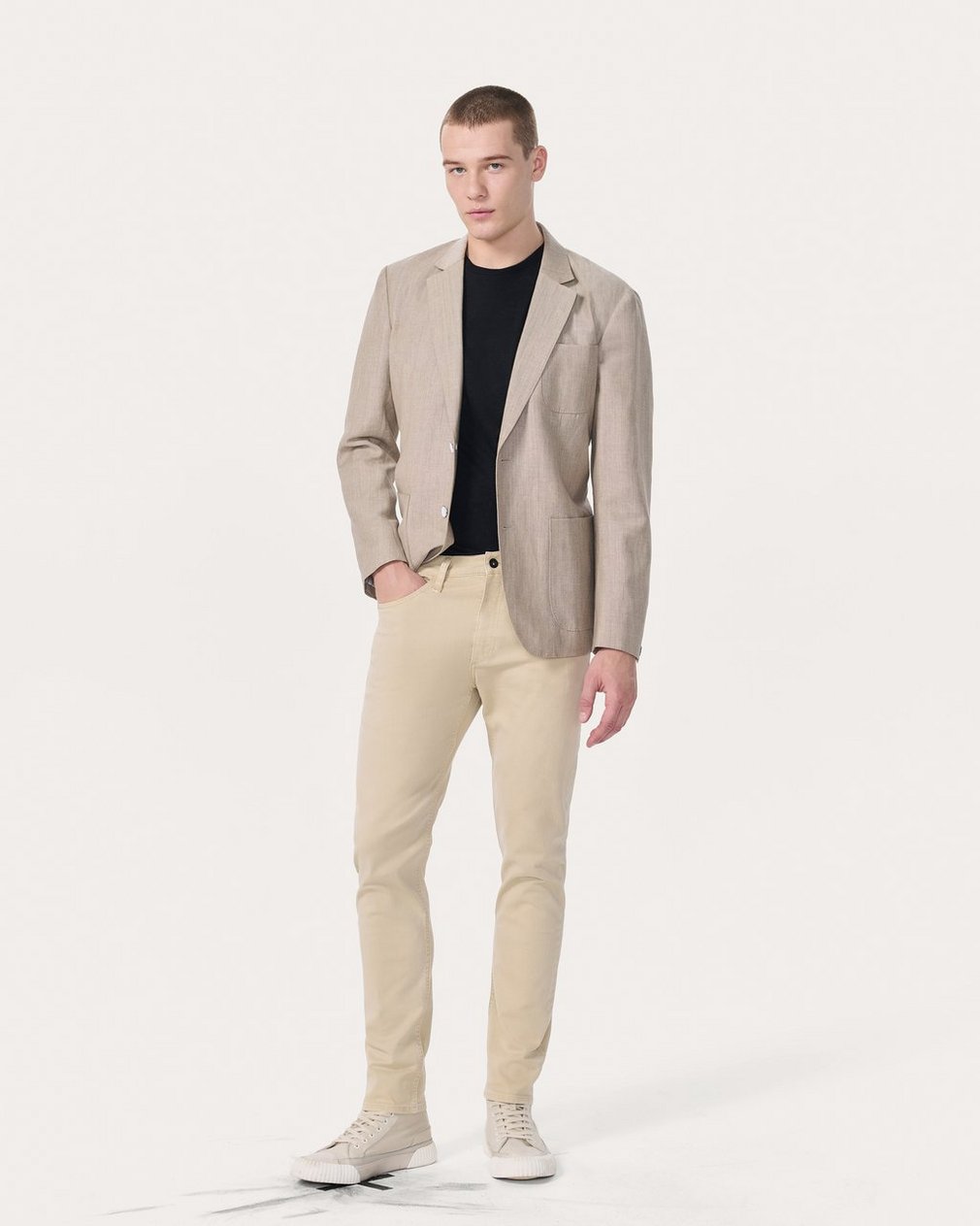 Fit 2 Slim Jeans Light Beige