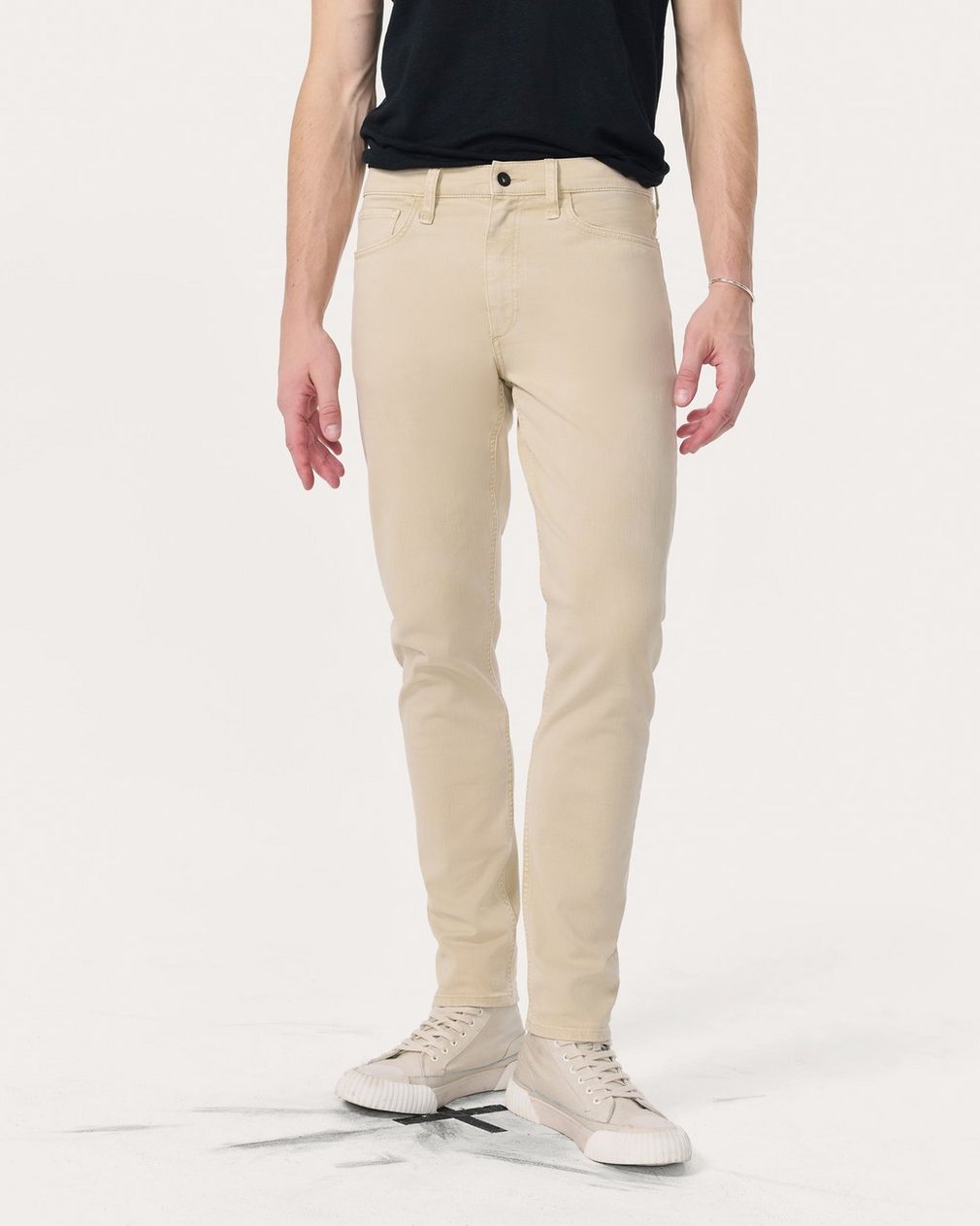 Fit 2 Slim Jeans Light Beige - Image 3