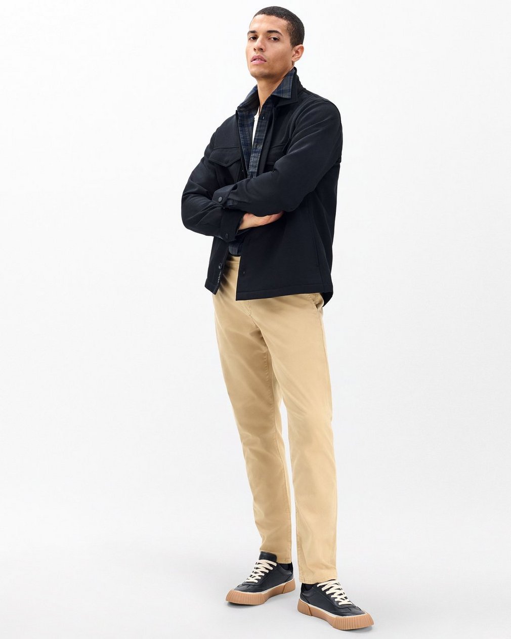 Fit 3 Athletic Chinos Khaki